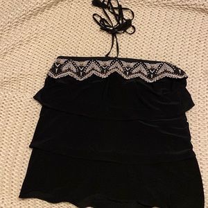 White House Black Market Strapless Top